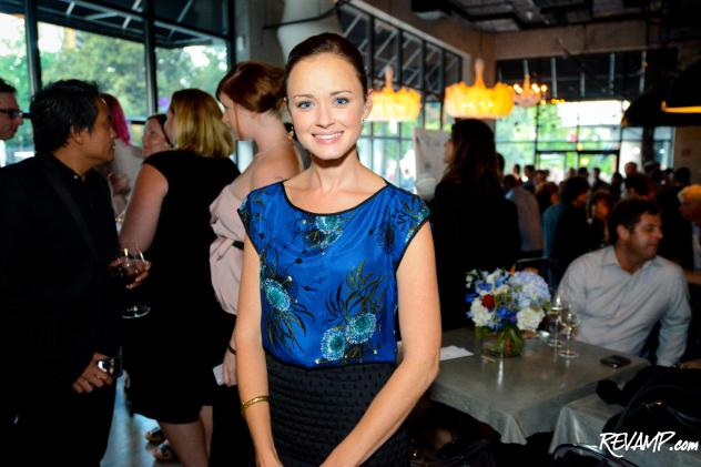 Actress Alexis Bledel stopped by 5 Church restaurant for the IMPACTdinner celebrating Funny or Die.